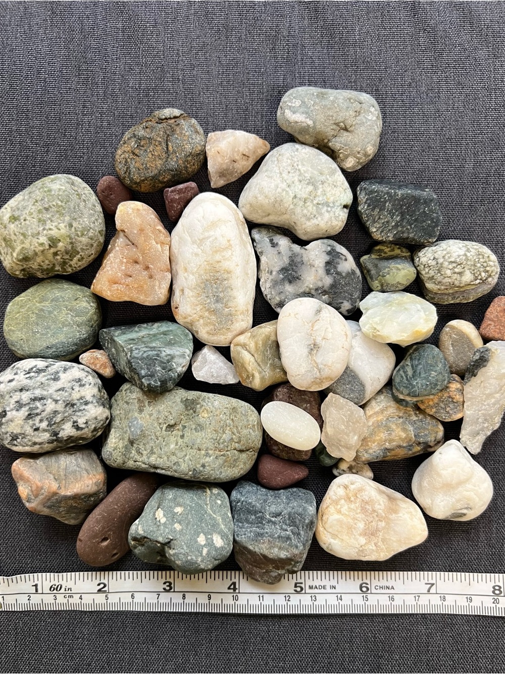 Alaskan Rocks - beautiful assortment, clean & ready to polish. 2lbs